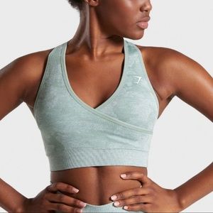 Gymshark Camp Green Sports Bra